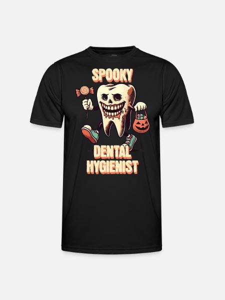 Spooky Dental Halloween Adventure - Men's Functional T-Shirt - black