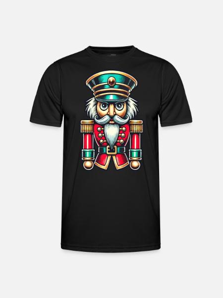Christmas Nutcracker Stylish Classic - Men's Functional T-Shirt - black