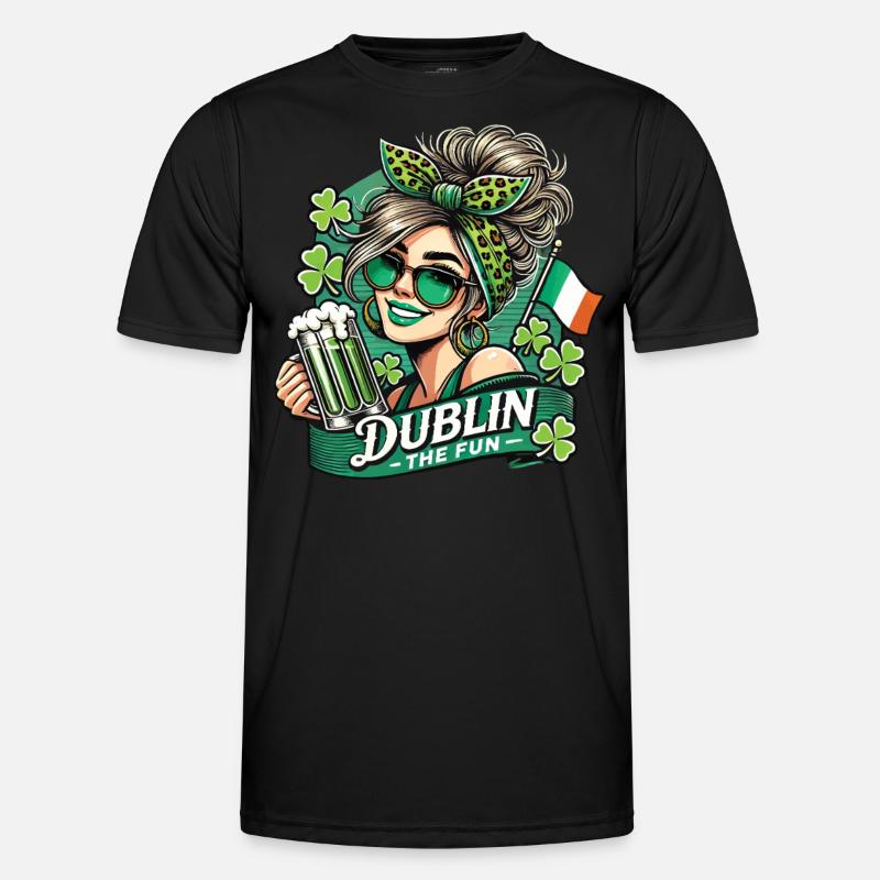 Dublin : la célébration amusante de la Saint-Patrick T-shirt sport Homme