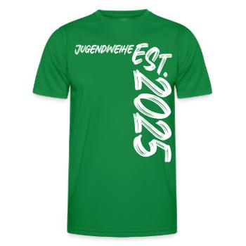 Jugendweihe Est. 2025 - Männer Funktions-T-Shirt - Kelly Green - Vorne - AI Model Male 178 dark (178cm)