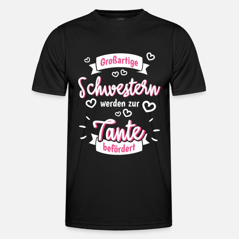 Great sisters aunt - Men's Functional T-Shirt - black