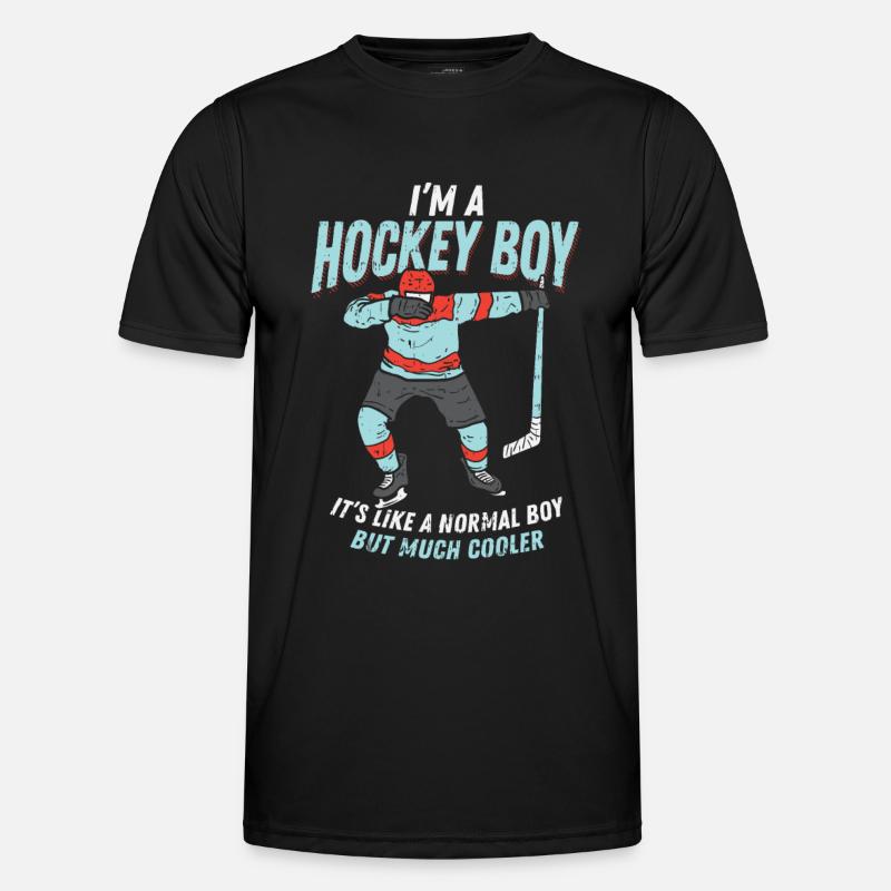 Dabbing Hockey Boy Gift - Men's Functional T-Shirt - black