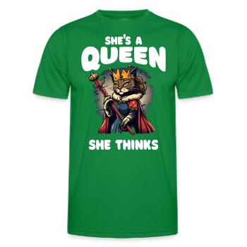 Proud Cat Owner - Men's Functional T-Shirt - kelly green - Front - AI Model Male 178 dark (178cm)