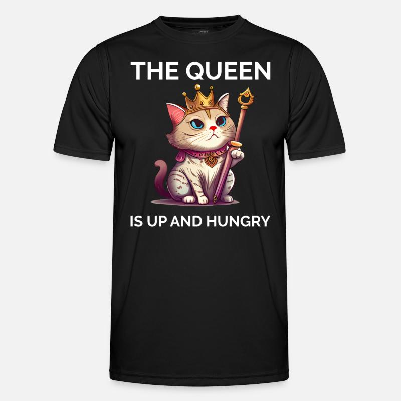 Cat Lady - Funny - Men's Functional T-Shirt - black