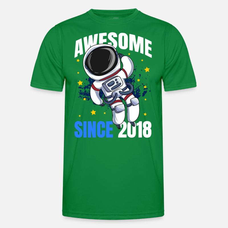 Awesome seit 2018 - 5. Astronaut Geburtstag Männer Funktions-T-Shirt