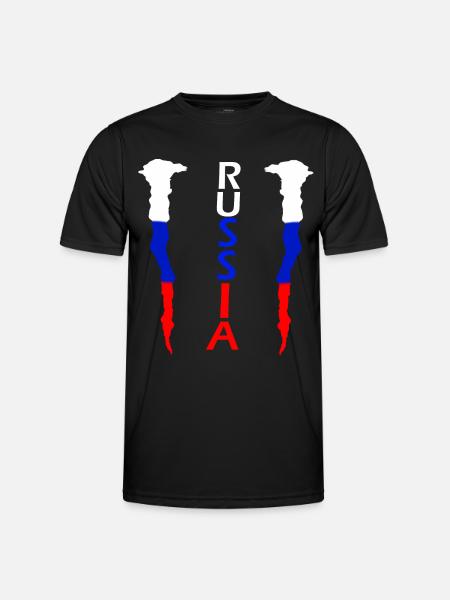 russia_2 - Men's Functional T-Shirt - black