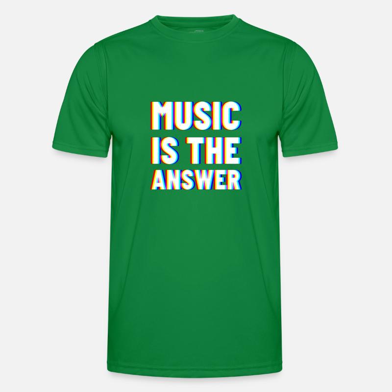 Musik Techno Electro Funktions-T-shirt herr