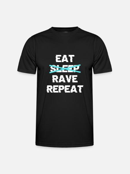 rave - Men's Functional T-Shirt - black