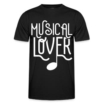 Musical Liebhaber Fest Musicals Festival Musik - Männer Funktions-T-Shirt - Schwarz - Vorne - AI Model Male 178 dark (178cm)