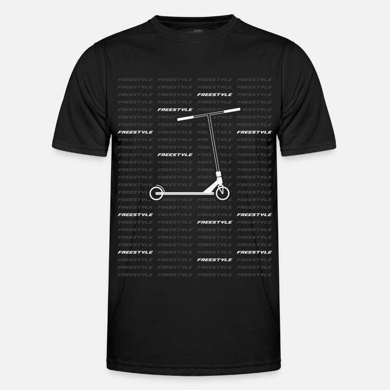 Freestyle 2 - Männer Funktions-T-Shirt - Schwarz