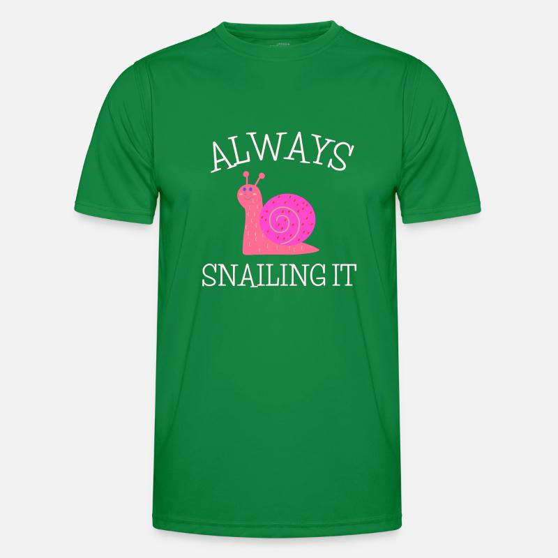 escargot animal doux mous muqueux drôle humour T-shirt sport Homme