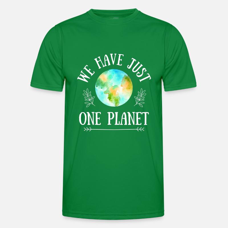 Climate change Environment Nature sustainable plastic eco Men's Functional T-Shirt