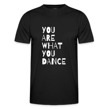 Danse - T-shirt sport Homme - noir - Devant - AI Model Male 178 dark (178cm)
