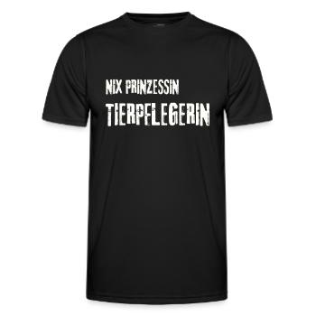 tierpfleger, geschenk, beruf, job, zoo, tierpflege - Männer Funktions-T-Shirt - Schwarz - Vorne - AI Model Male 178 dark (178cm)