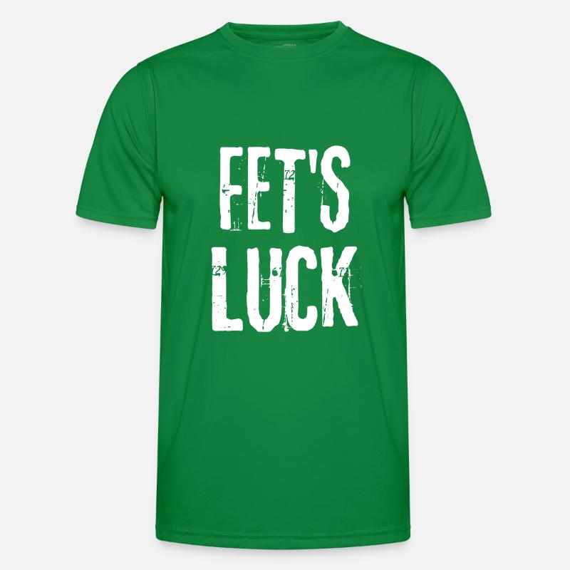 FETS LUCK Twisted Words Lustiger Spruch Männer Funktions-T-Shirt