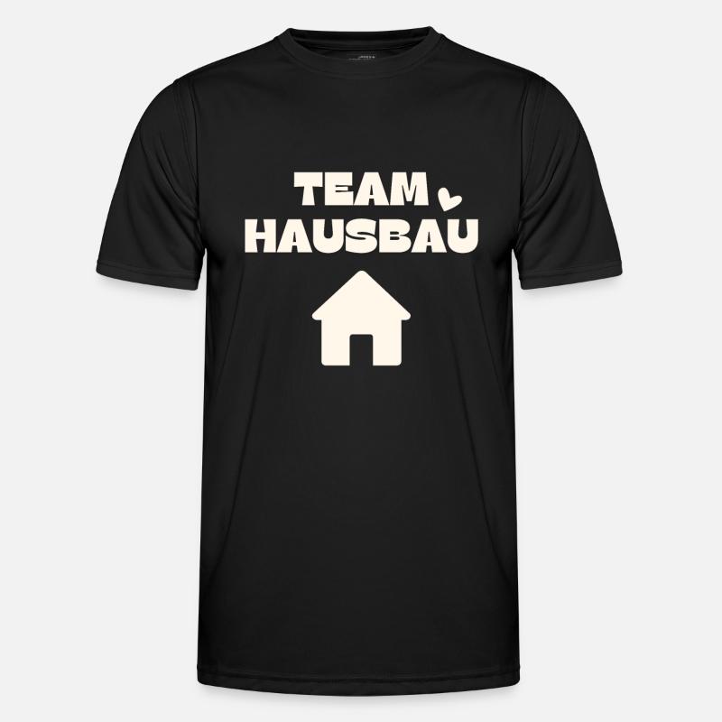 Construction de maisons d’équipe T-shirt sport Homme