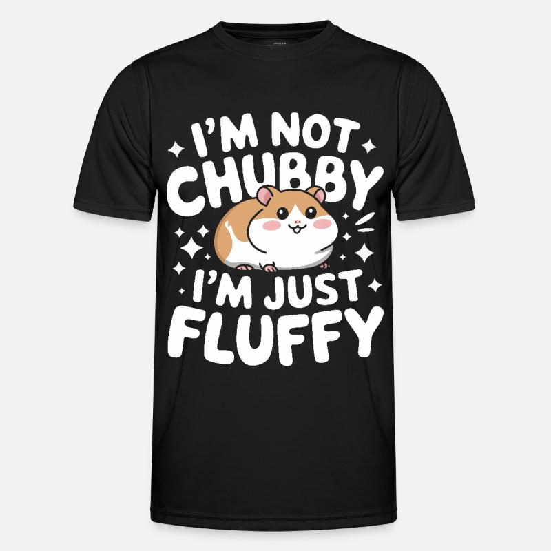 Hamster - Männer Funktions-T-Shirt - Schwarz