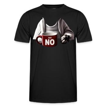 Carnival Dog Outfit - Men's Functional T-Shirt - black - Front - AI Model Male 178 dark (178cm)