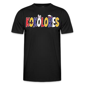 Karneval Ich mach Kokolores - Männer Funktions-T-Shirt - Schwarz - Vorne - AI Model Male 178 dark (178cm)