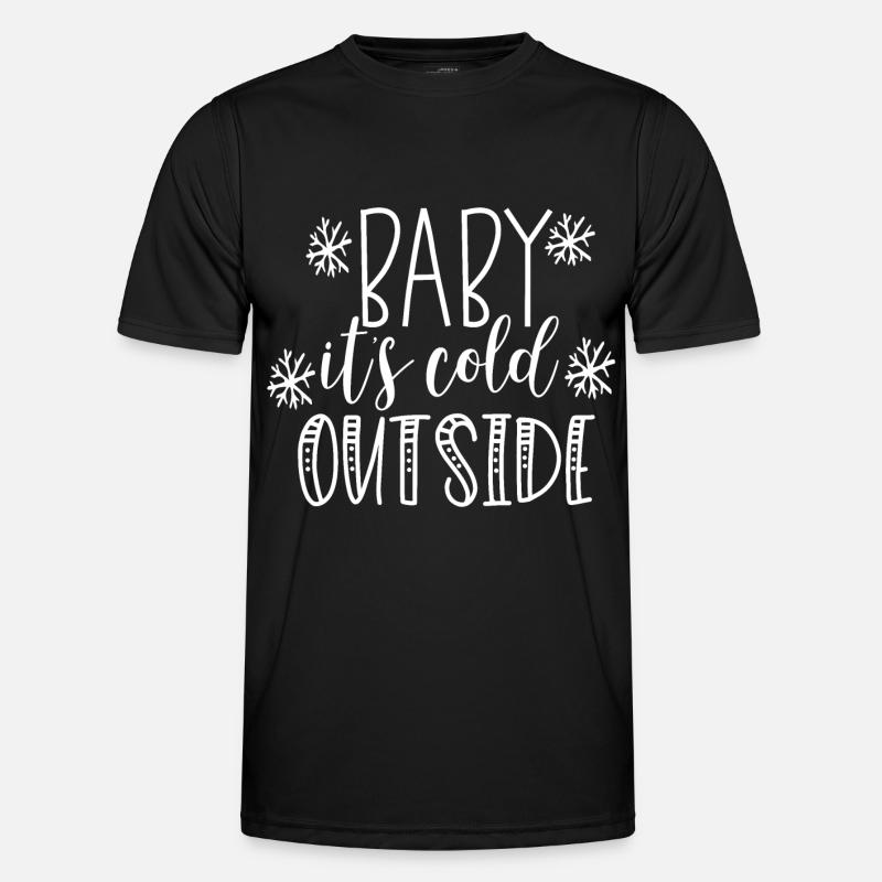 Baby It's Cold Outside - Men's Functional T-Shirt - black
