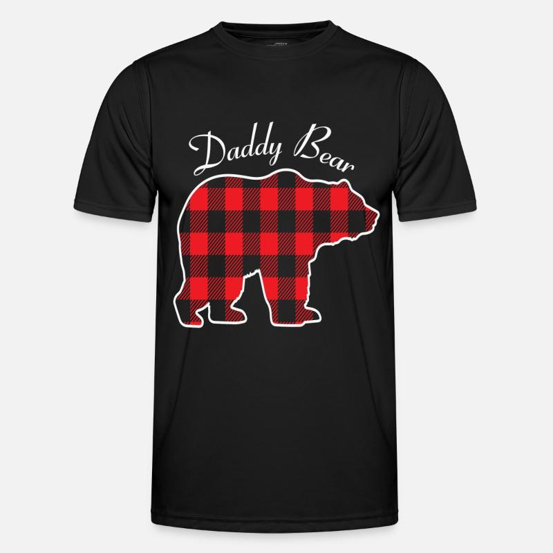 DADDY BEAR - Men's Functional T-Shirt - black