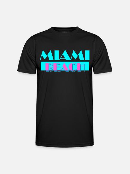 Miami Beach - Men's Functional T-Shirt - black