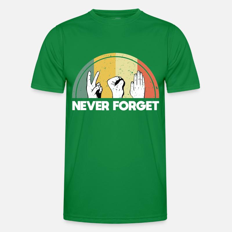 Never Forget Retro Vintage Men's Functional T-Shirt