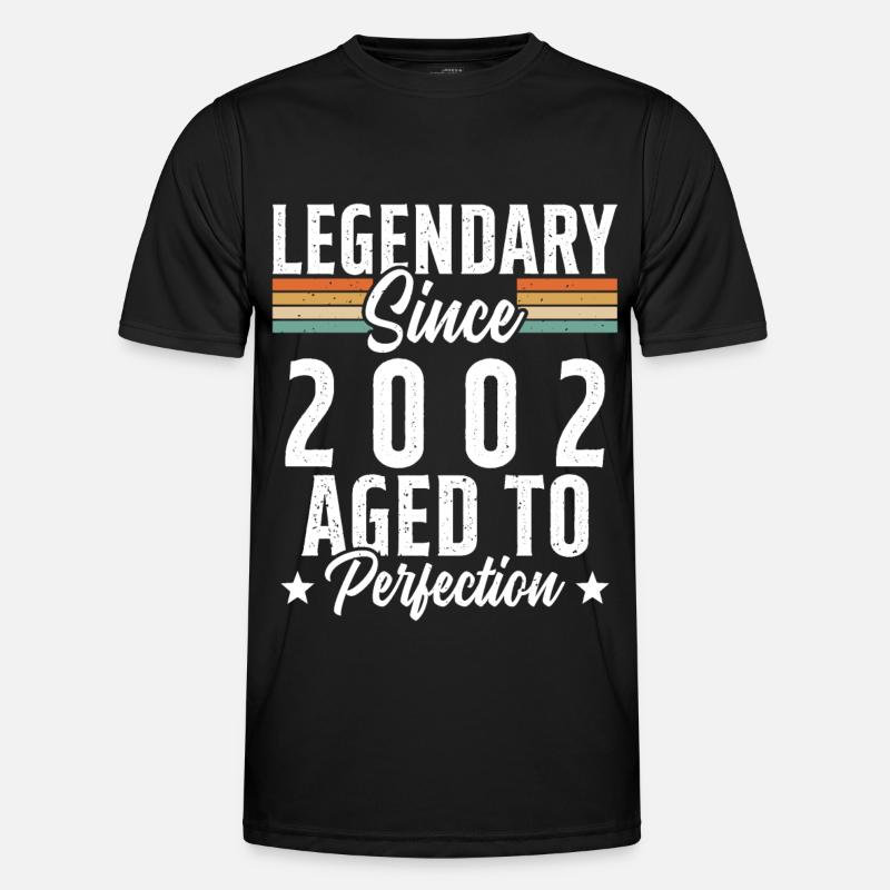 Legendary since 2002 - Men's Functional T-Shirt - black