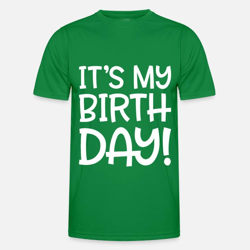 c'est mon anniversaire T-shirt sport Homme