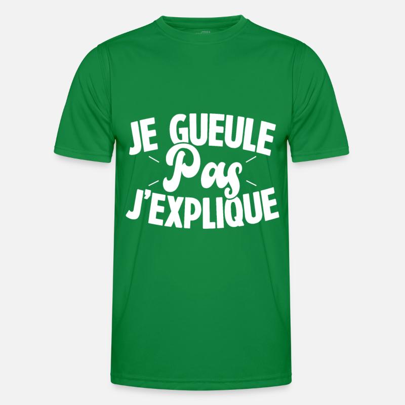Je gueule pas j'explique T-shirt sport Homme