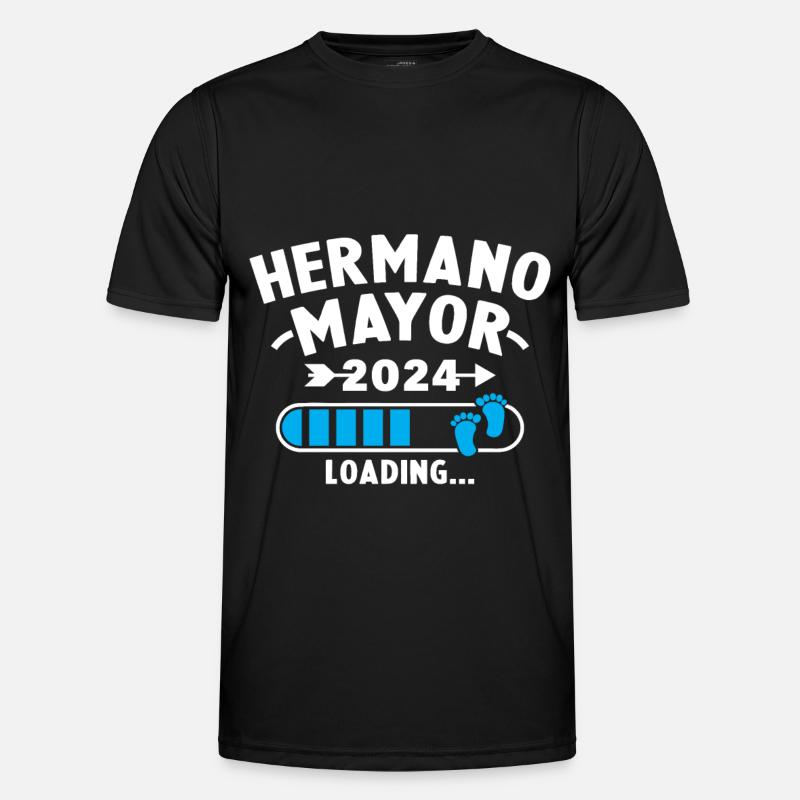 Big Brother 2024 loading - Men's Functional T-Shirt - black