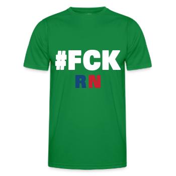 Fck rn - Männer Funktions-T-Shirt - Kelly Green - Vorne - AI Model Male 178 dark (178cm)