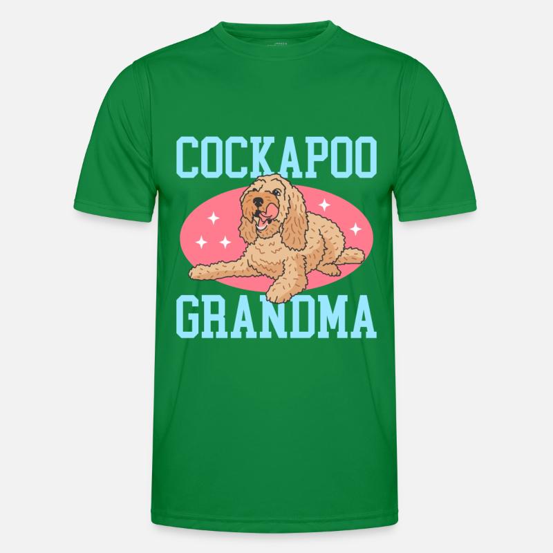 Cockapoo Grandma | Hunde Hundebesitzer Geschenk Männer Funktions-T-Shirt