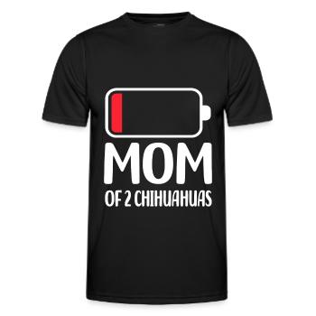 Chihuahua - Männer Funktions-T-Shirt - Schwarz - Vorne - AI Model Male 178 dark (178cm)