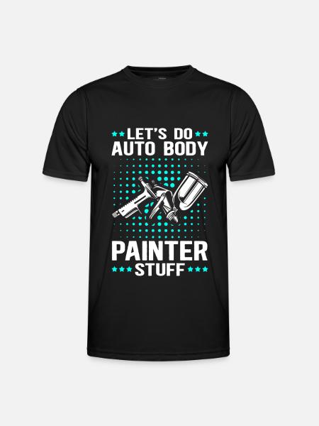 Vehicle Painter Painter Airbrush Gift - Men's Functional T-Shirt - black