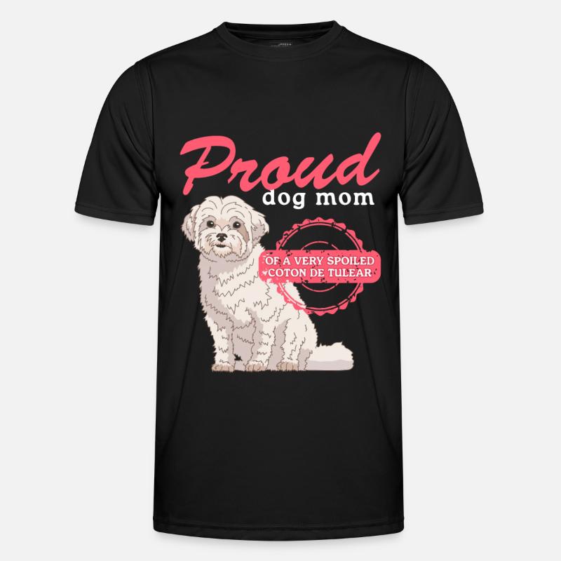 Coton de Tuléar Maman Chien Propriétaire Cadeau T-shirt sport Homme