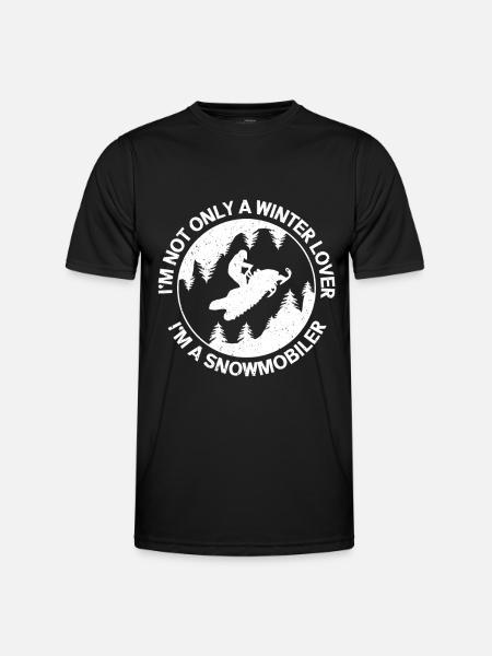 Snowmobile Snowmobile Snowmobile Gift - Men's Functional T-Shirt - black