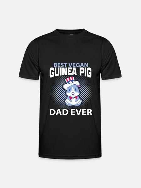 Papa cochon d’Inde - T-shirt sport Homme - noir