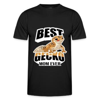 Gecko - T-shirt sport Homme - noir - Devant - AI Model Male 178 dark (178cm)