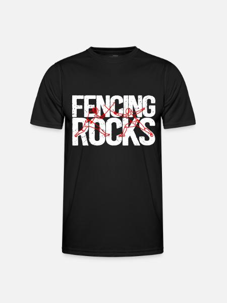 Fencing Fencing Fencing Gift - Men's Functional T-Shirt - black
