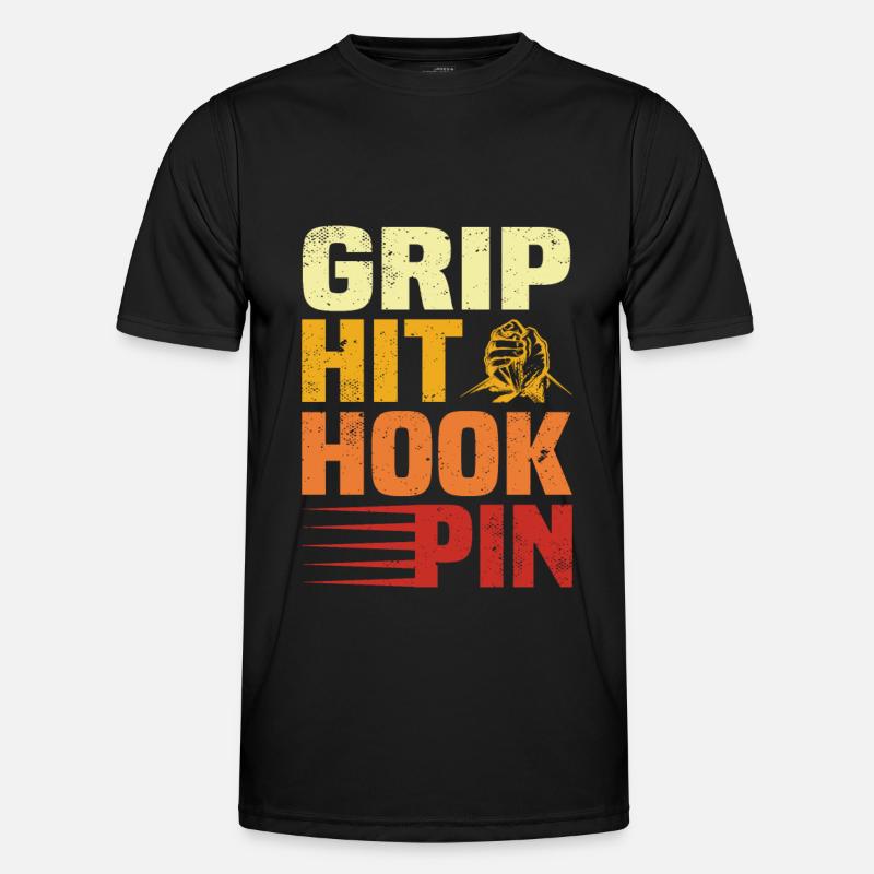 Armdrücken Männer Funktions-T-Shirt