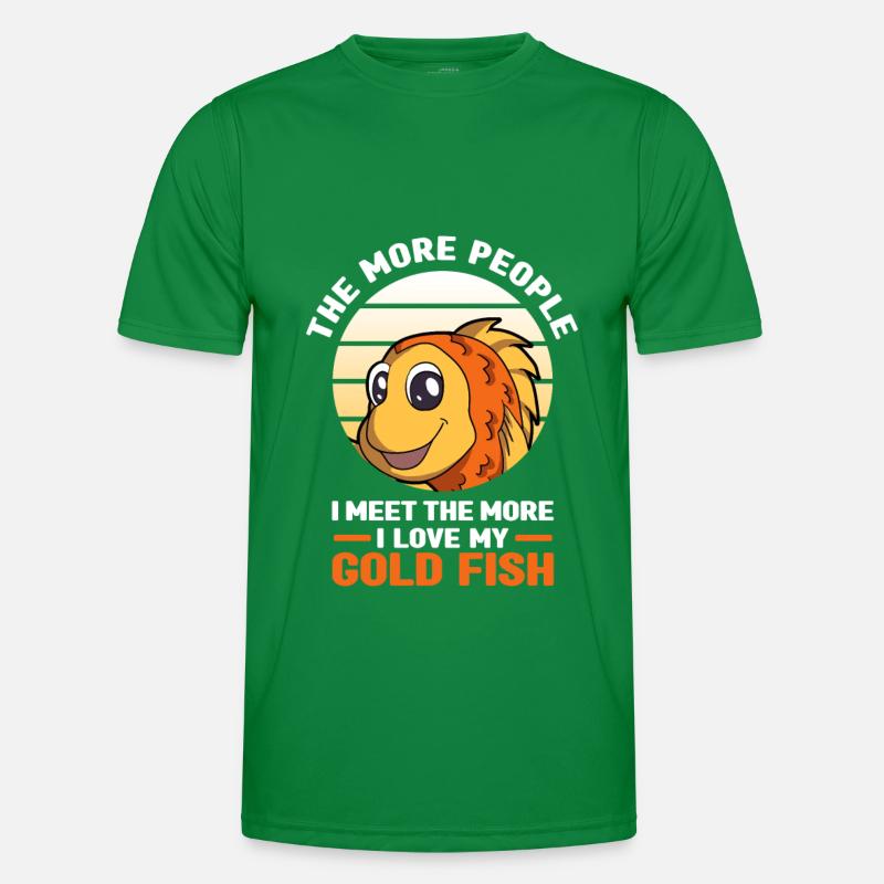 Poisson rouge T-shirt sport Homme