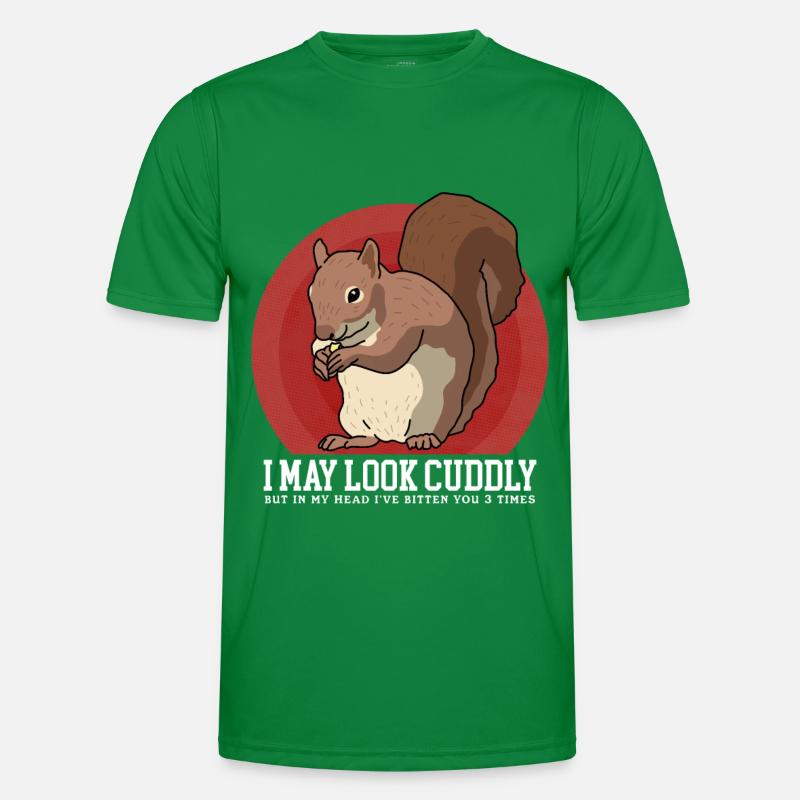Cute Squirrel Squirrel Gift Men's Functional T-Shirt