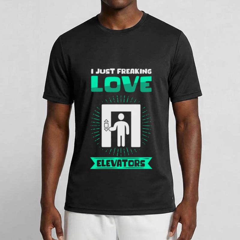 Elevator Elevator Elevator Mechanic Gift Men's Functional T-Shirt