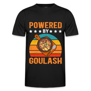 Gulasch Ungarischen Gulasch Geschenk - Männer Funktions-T-Shirt - Schwarz - Vorne - AI Model Male 178 dark (178cm)