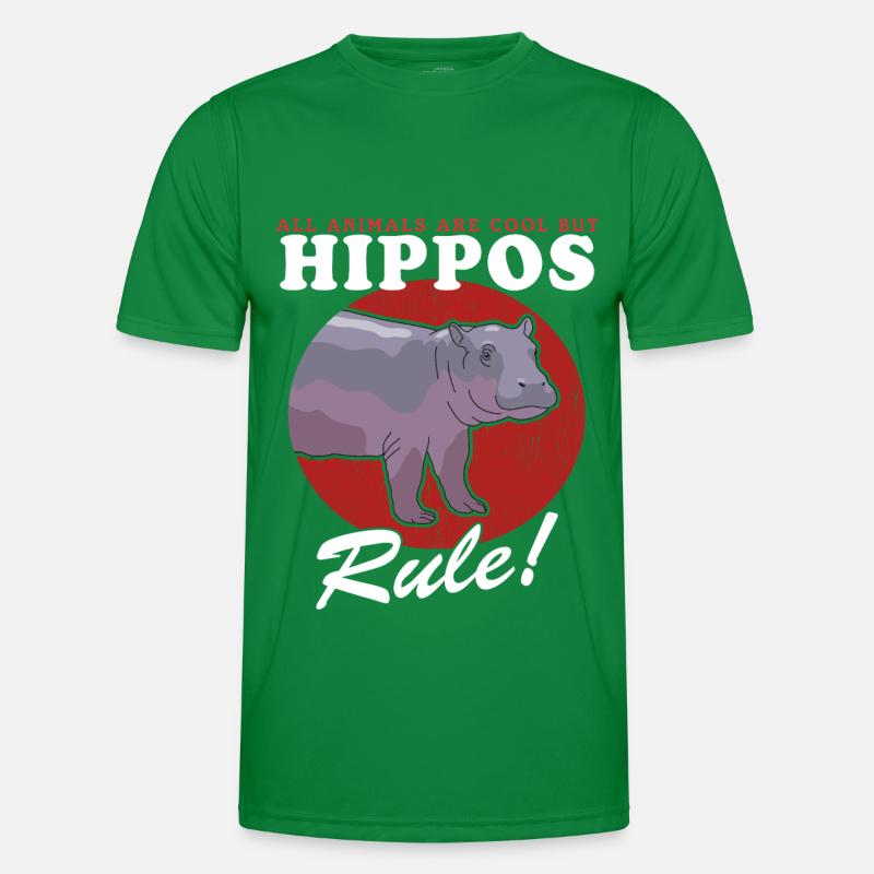 Nilpferde Baby Flusspferd Nilpferd Geschenk Männer Funktions-T-Shirt