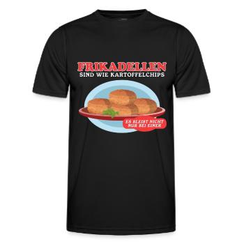 Boulettes de viande Boulettes de viande Boulettes de viande Cadeaux - T-shirt sport Homme - noir - Devant - AI Model Male 178 dark (178cm)