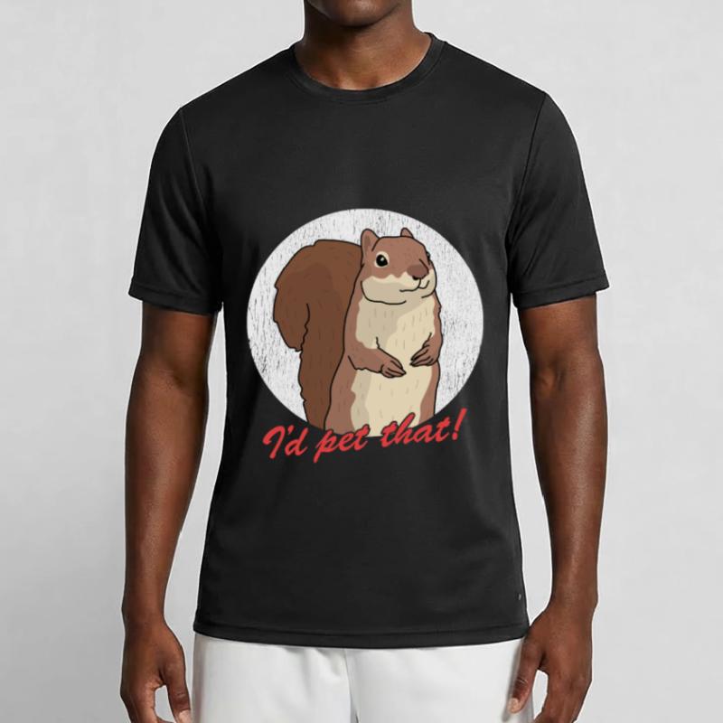 Cute Squirrel Squirrel Grey Squirrel Gift Men's Functional T-Shirt
