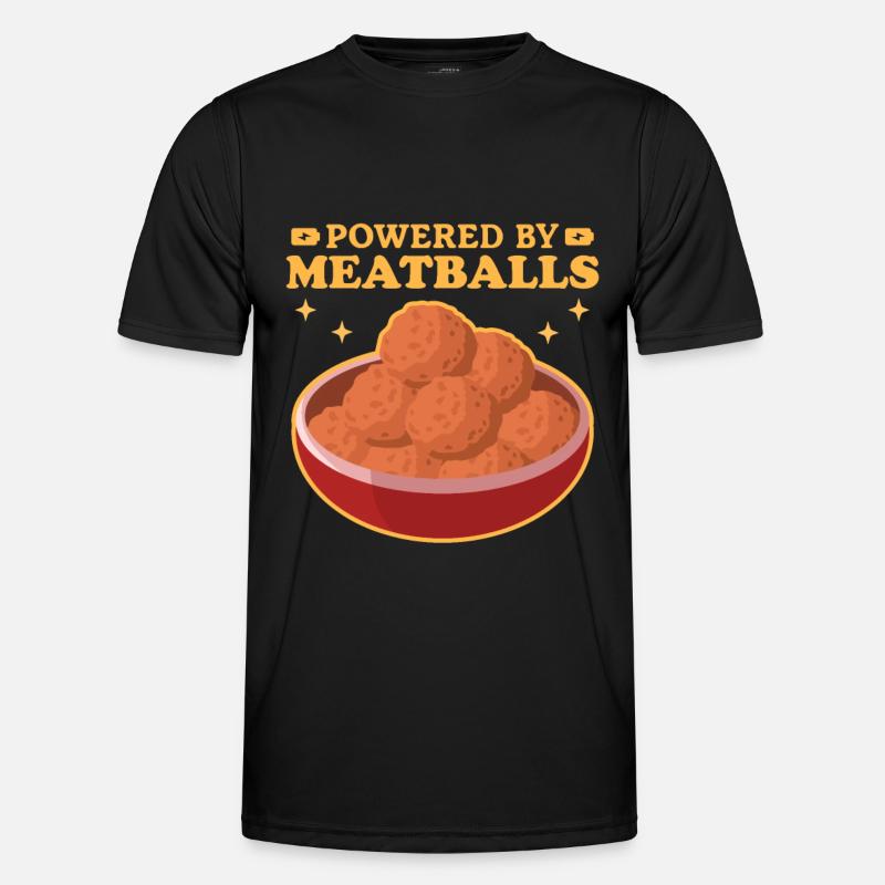 Frikadellen Bulette Bratklops Buletten Geschenk - Männer Funktions-T-Shirt - Schwarz