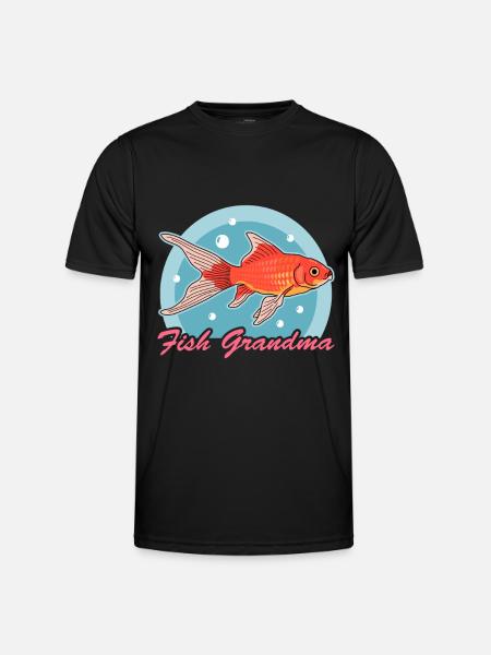 Aquarium Aquarists | Aquaristics Grandma Gift - Men's Functional T-Shirt - black